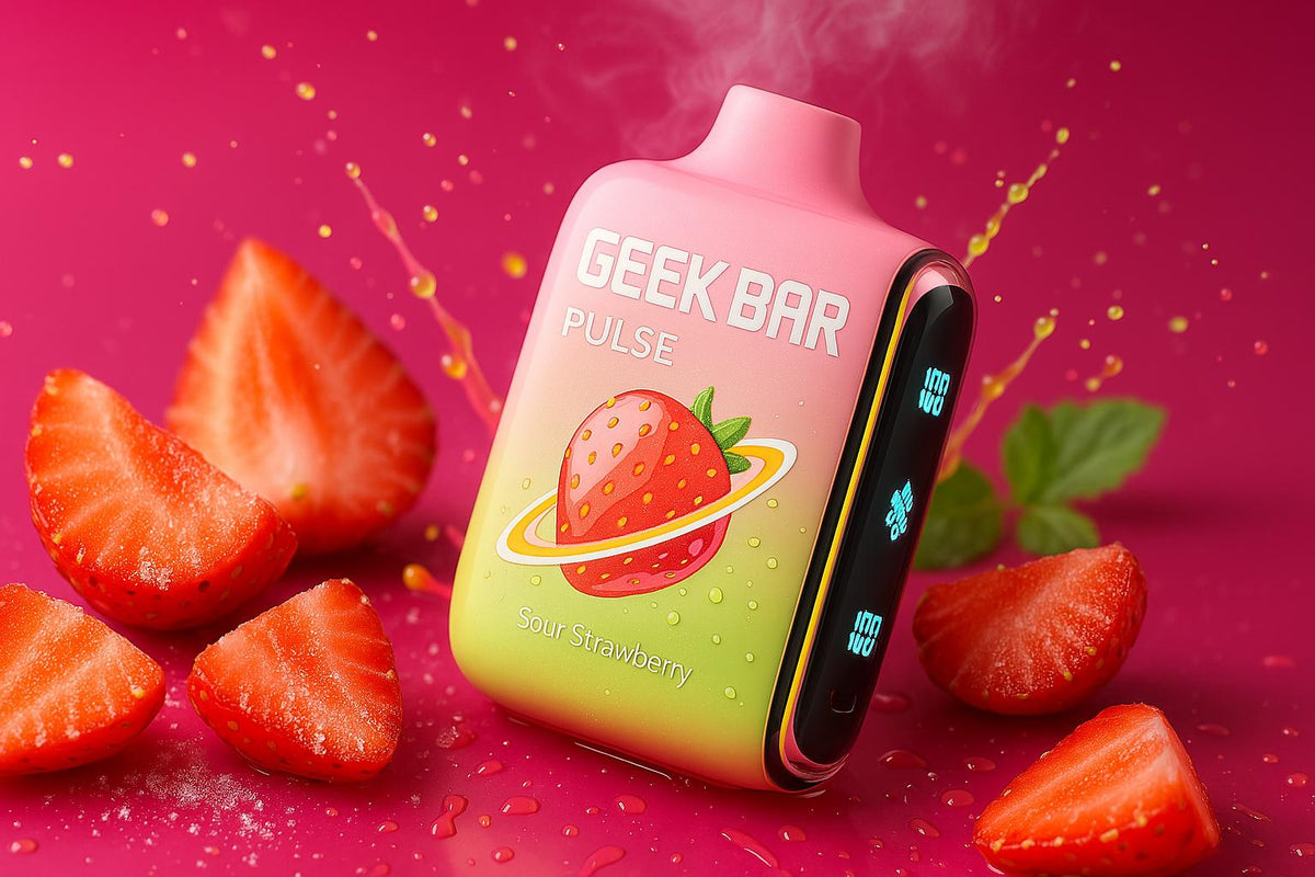 Sour Strawberry Geek Bar | Flavor-Packed Disposable Vape Sour Strawberry Geek Bar | Flavor-Packed Disposable Vape