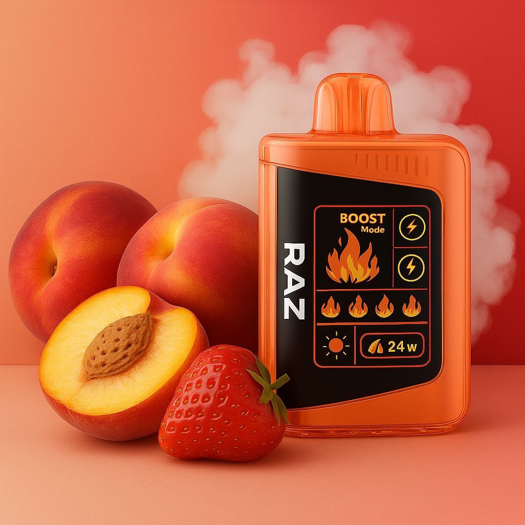 Georgia Peach RAZ Disposable Vape | Sweet & Smooth Puff Georgia Peach RAZ Disposable Vape | Sweet & Smooth Puff