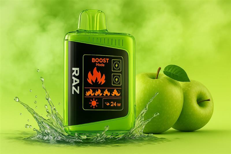 sour apple ice raz vape Sour Apple Ice RYL Classic 35k by RAZ Disposable Vape main image 1