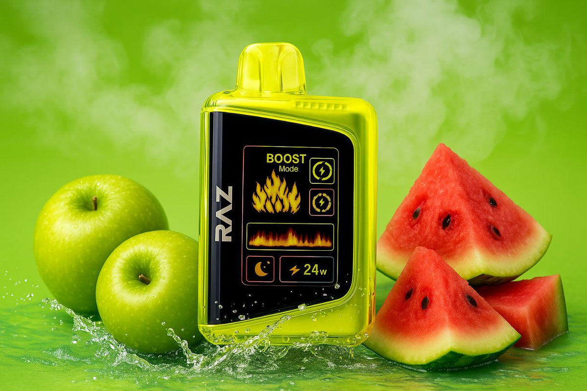raz vapes georgia peach Sour Apple Watermelon – RAZ