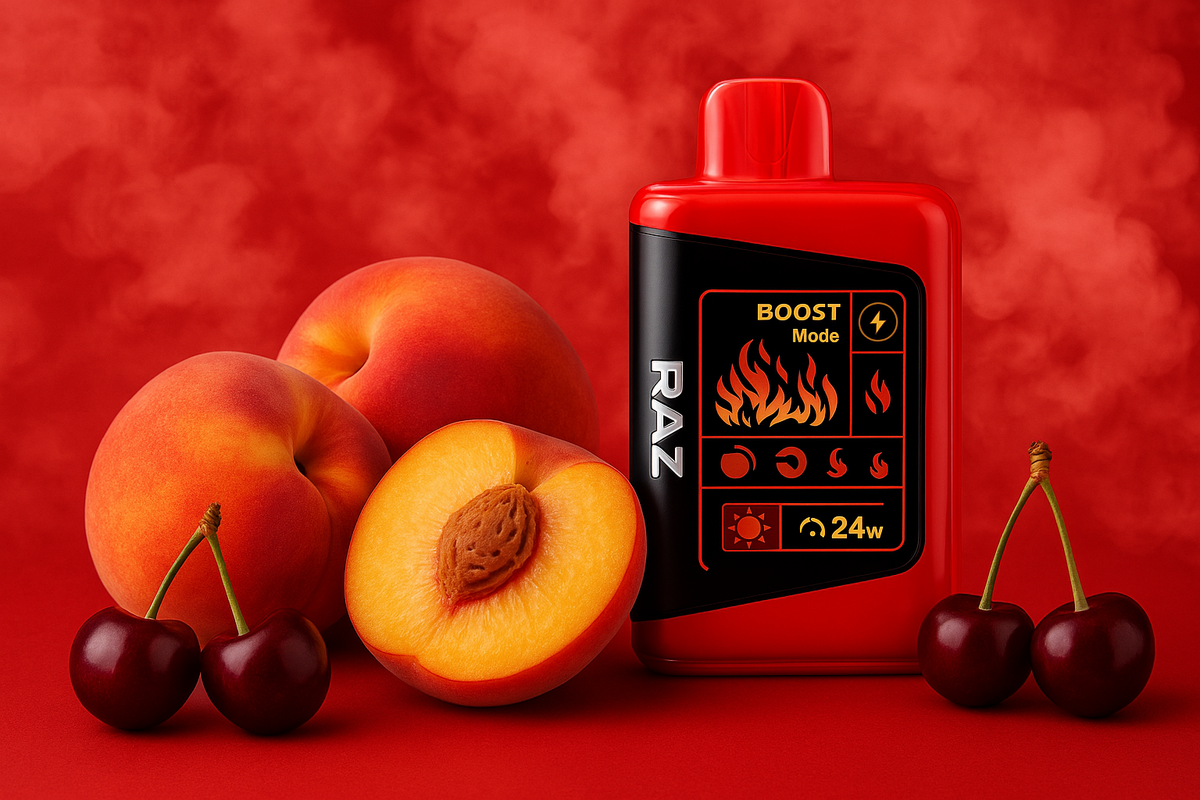Black Cherry Peach RAZ Vape - Sweet & Fruity Flavor Experience Black Cherry Peach RAZ Vape - Sweet & Fruity Flavor Experience
