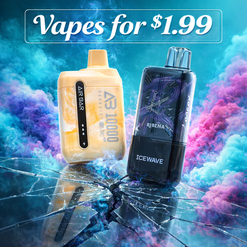 $1.99 Disposable Vapes | Free Shipping Available Deals $1.99 Disposable Vapes | Free Shipping Available Deals