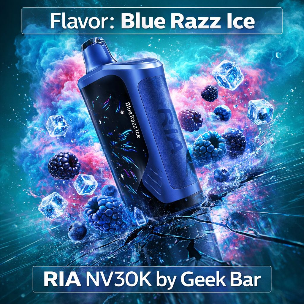 Blue Razz Ice - RIA NV30K by Geek Bar