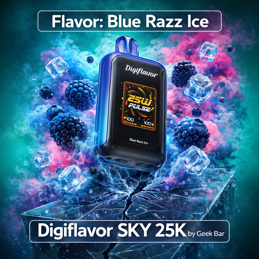 Blue Razz Ice - Digiflavor SKY 25K by Geek Bar
