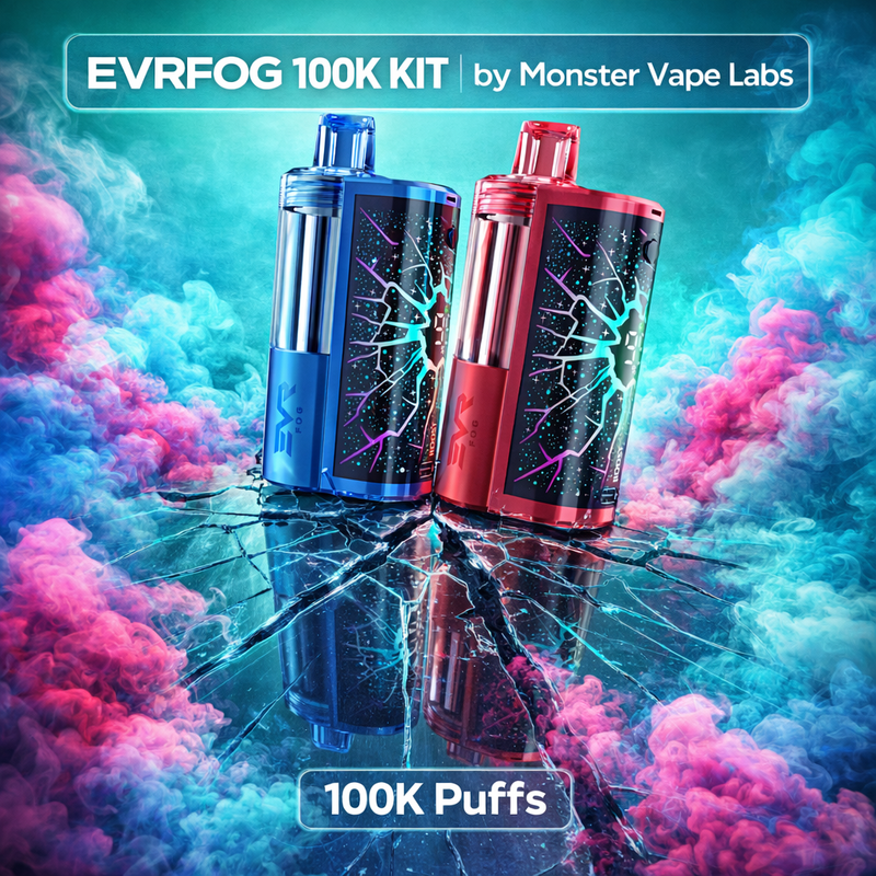 Load image into Gallery viewer, EVRFOG 100K Refillable Disposable KIT