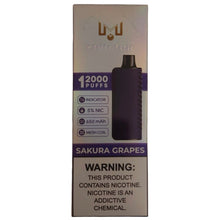 Load image into Gallery viewer, Sakura Grapes - Milli Bar 12000