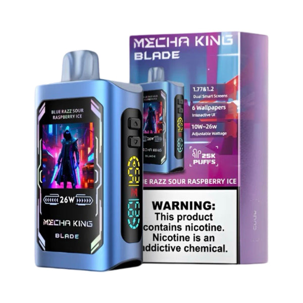 Blue Razz Sour Raspberry Ice - Mecha King - Blade 25000 - Article product