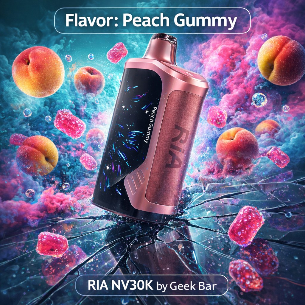 Peach Gummy - RIA NV30K by Geek Bar