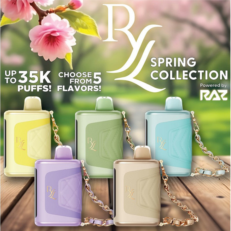 ryl blue raz bliss flavor Classic 35K Color:3% / Virginia Tobacco (4pk) Jam Pink & Blue -