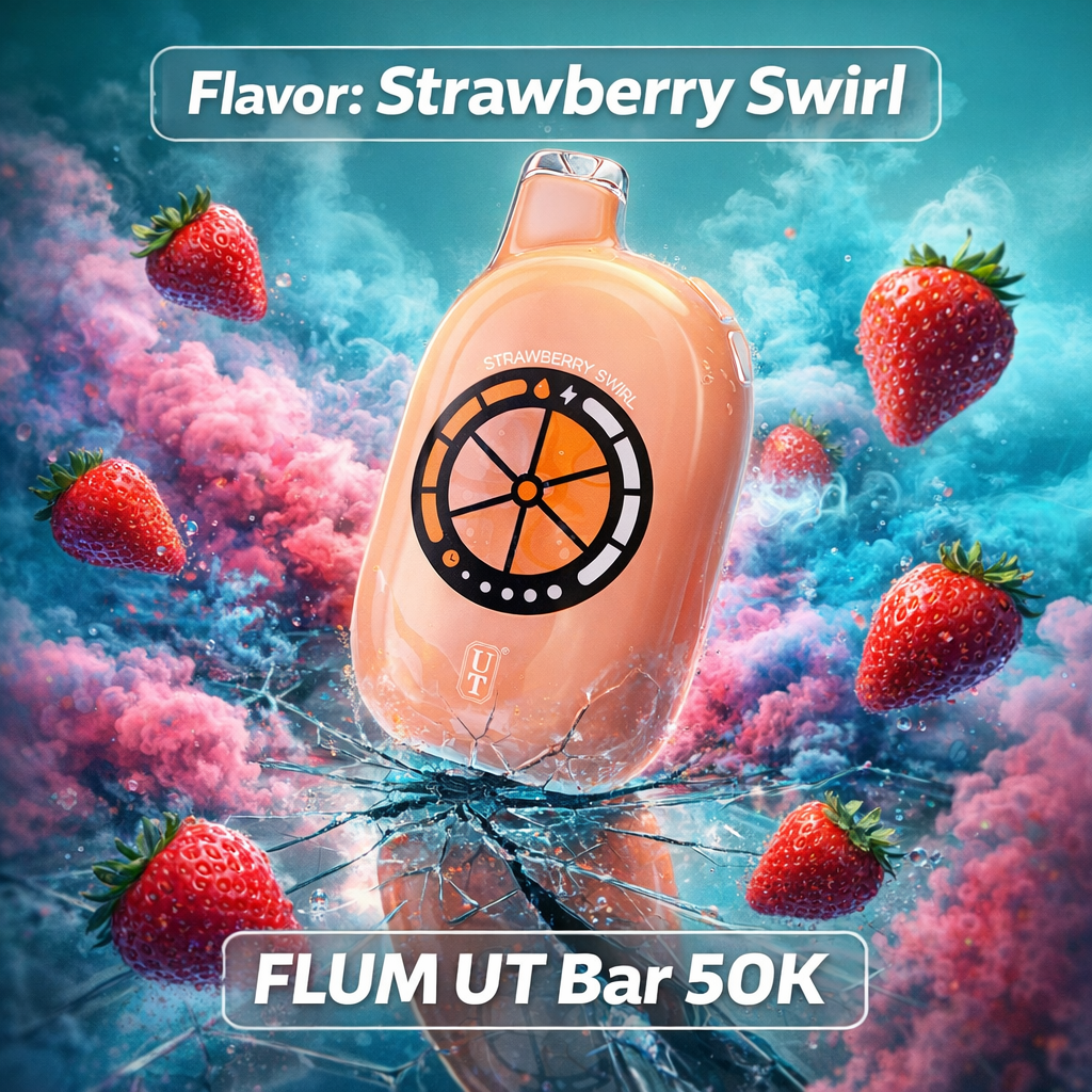 Strawberry Swirl - FLUM UT Bar 50K