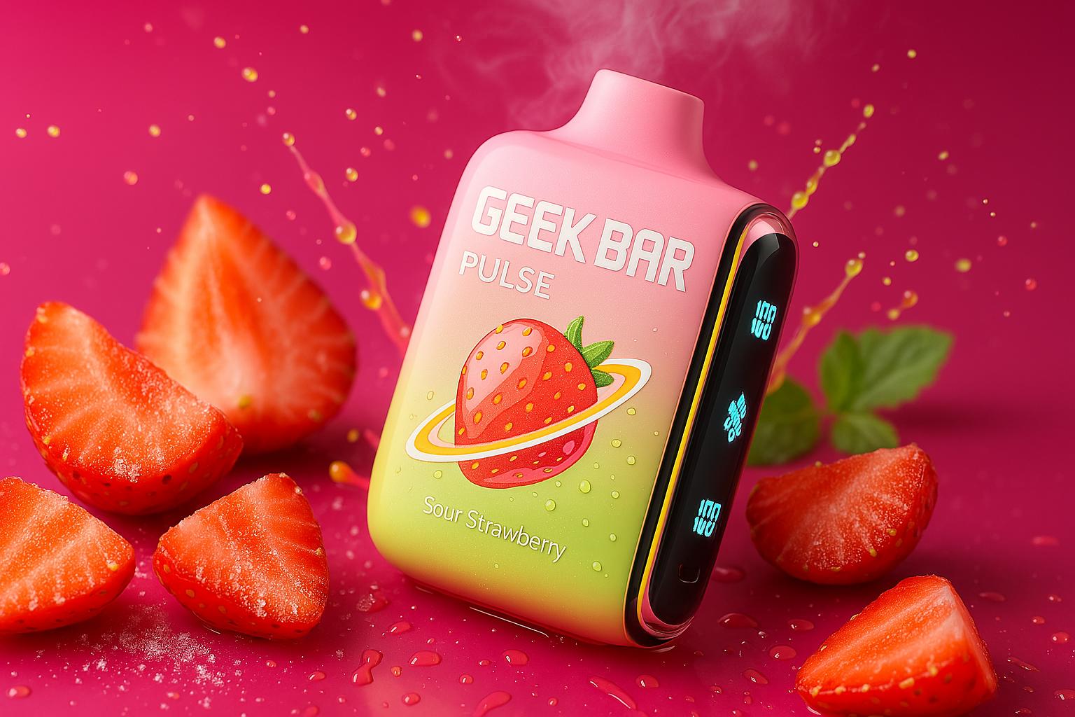 Dragon Melon Geek Bar Pulse X Disposable - Sour Strawberry Ice 20mg - Fat Panda Webstore Australia Sour Strawberry Geek Bar Flavor Profile Dragon Melon Geek Bar Pulse X Disposable - Sour Strawberry Ice 20mg - Fat Panda Webstore Australia Sour Strawberry Geek Bar Flavor Profile