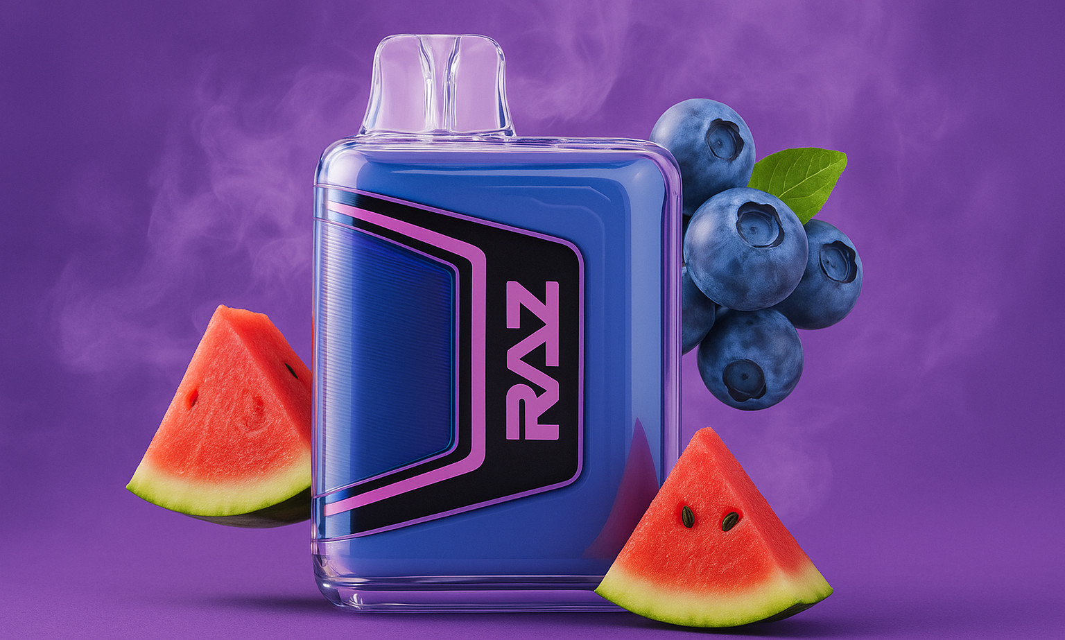 Watermelon Blue Razz Blueberry Watermelon - RAZ Vape Flavor | Refreshing Taste