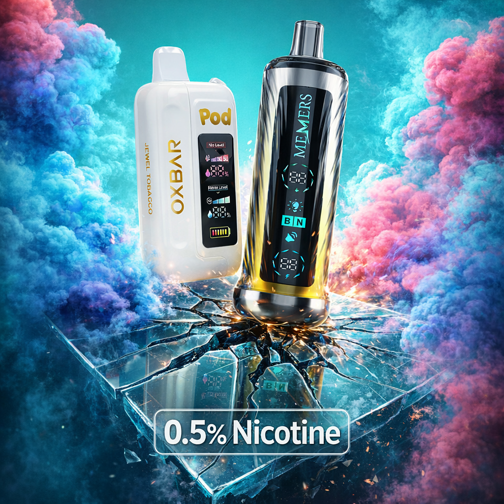 0.5% Nicotine vapes