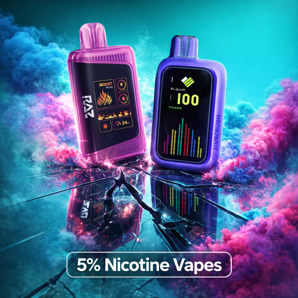 5% Nicotine Vapes