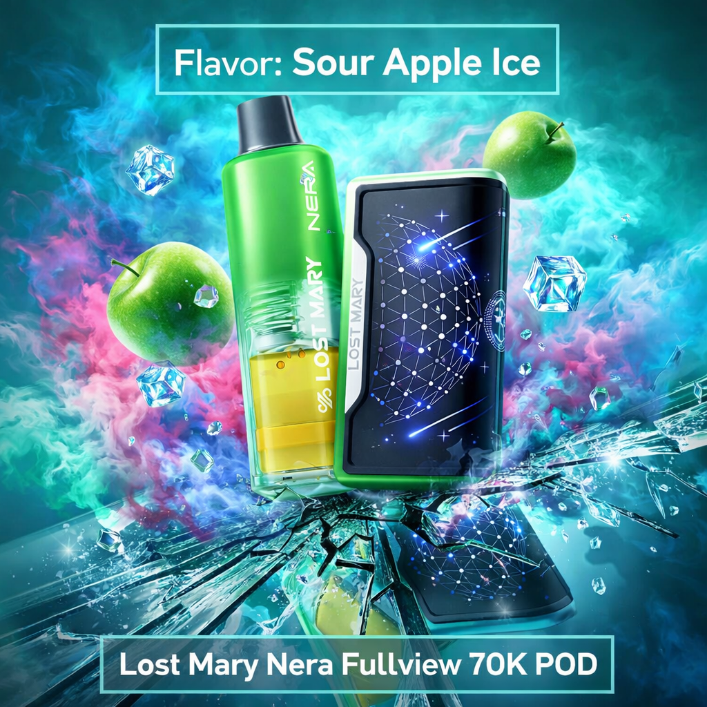 Lost Mary Nera Fullview 70K POD - Sour Apple Ice
