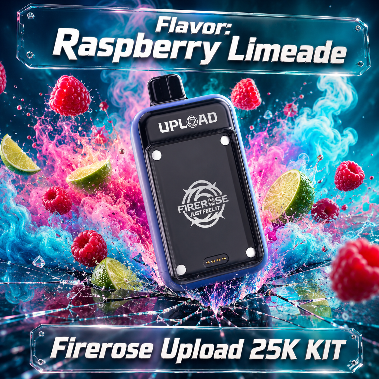 Raspberry Limeade Firerose Upload 25K KIT