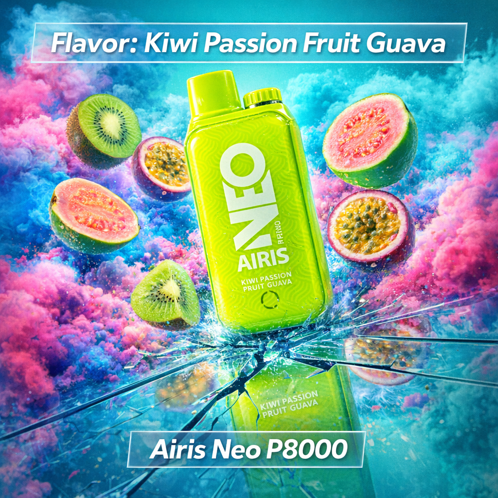 Kiwi Passion Fruit Guava - Airis Neo P8000
