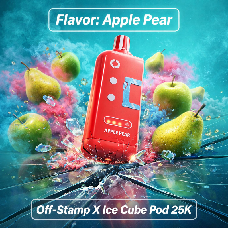 Apple Pear Off-Stamp X Ice Cube Pod 25K
