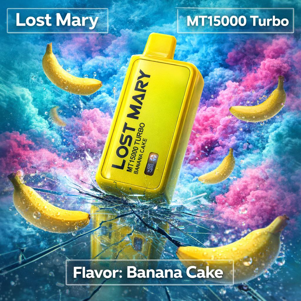 Banana Cake - Lost Mary MT15000 
