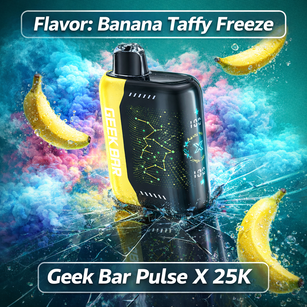 Banana Taffy Freeze - Geek Bar Pulse X 25K