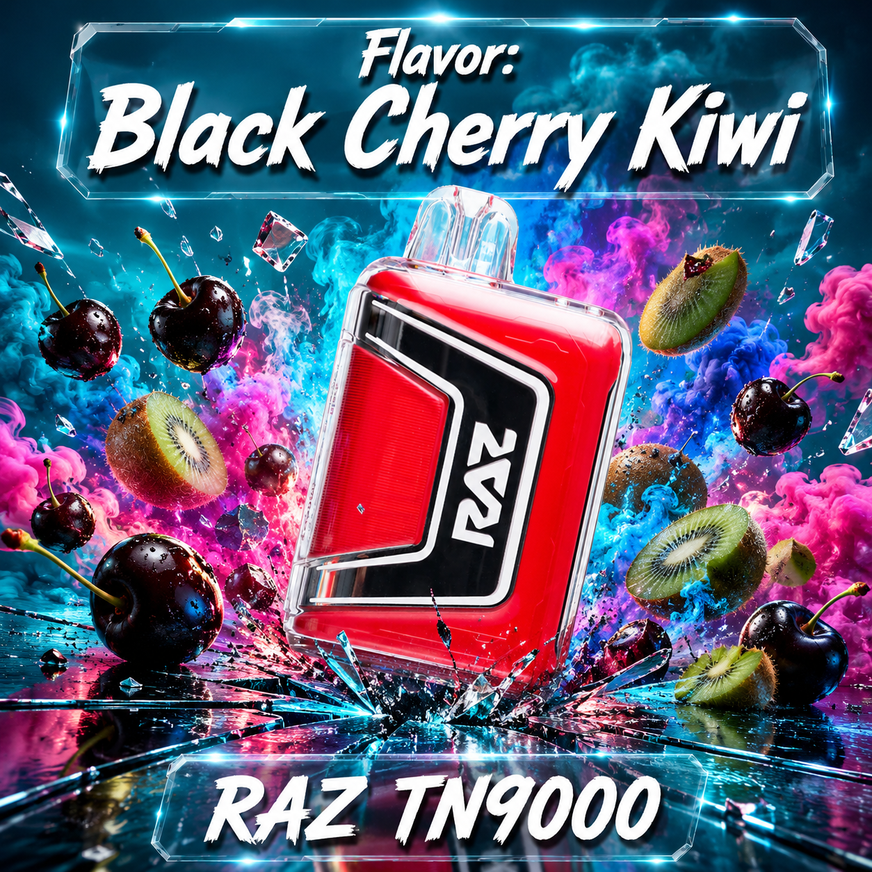 Black Cherry Kiwi - RAZ TN9000