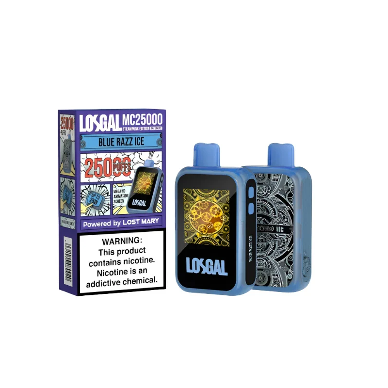 Blue Razz Ice (Steampunk Edition) LOSGAL MC25000 by Lost Mary
