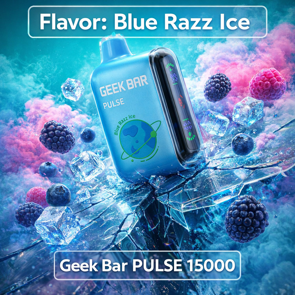 Geek Bar PULSE 15000 - Blue Razz Ice