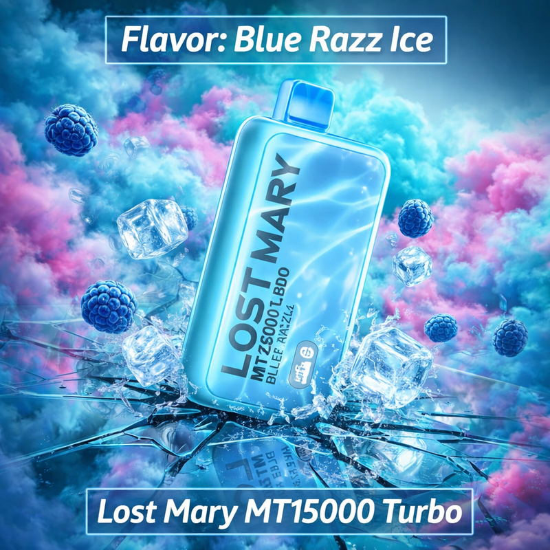 Blue Razz Ice Lost Mary MT35000 Turbo
