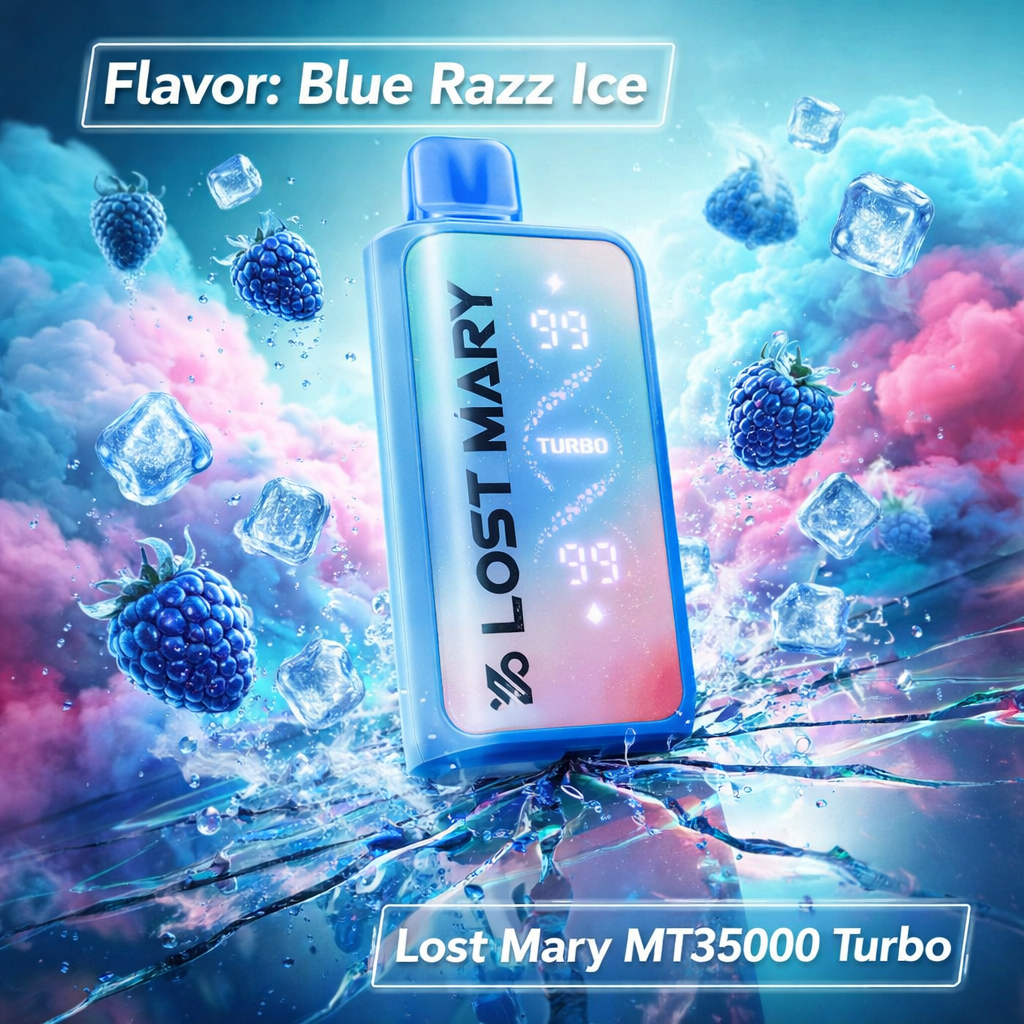Blue Razz Ice - Lost Mary MT35000 Turbo