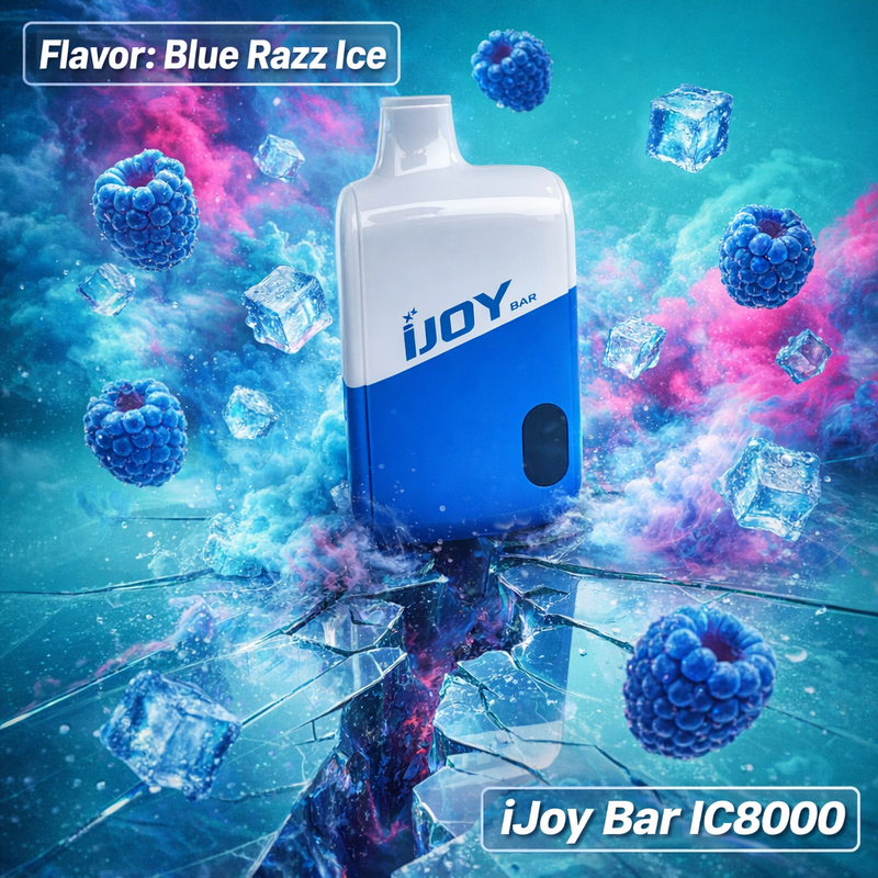 Blue Razz Ice iJoy Bar IC8000
