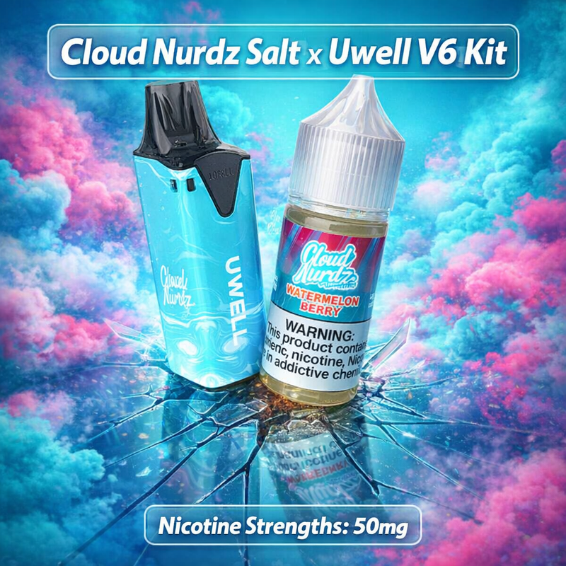 Cloud Nurdz Salt x Uwell V6 Kit
