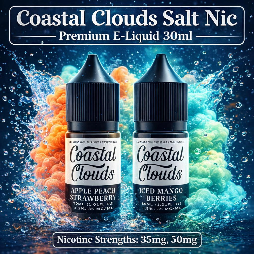 Coastal Clouds Salt Nic Premium E-Liquid 30ml
