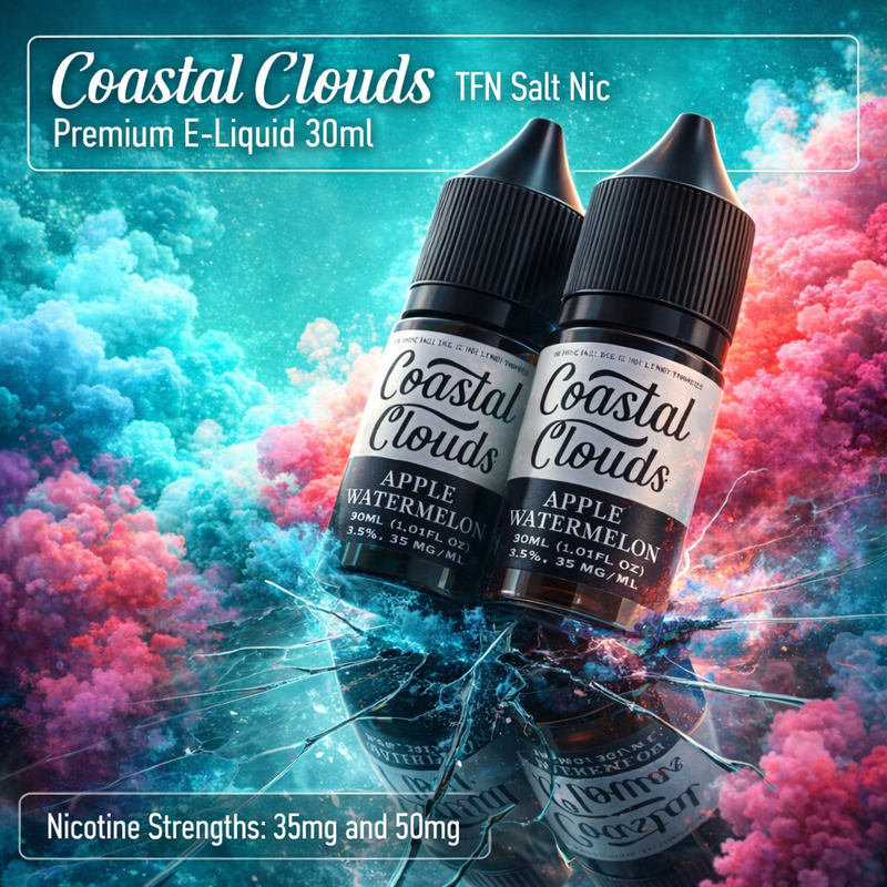 Coastal Clouds TFN Salt Nic Premium E-Liquid 30ml
