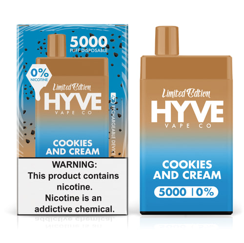 Cookies and Cream / 0% Hyve 5000
