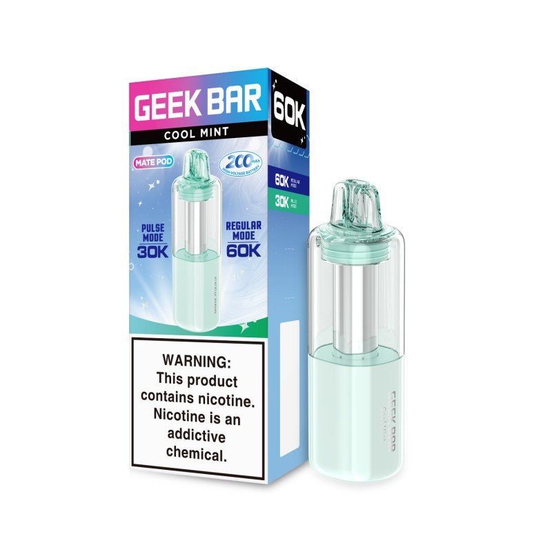 Cool Mint Geek Bar MATE 60K POD