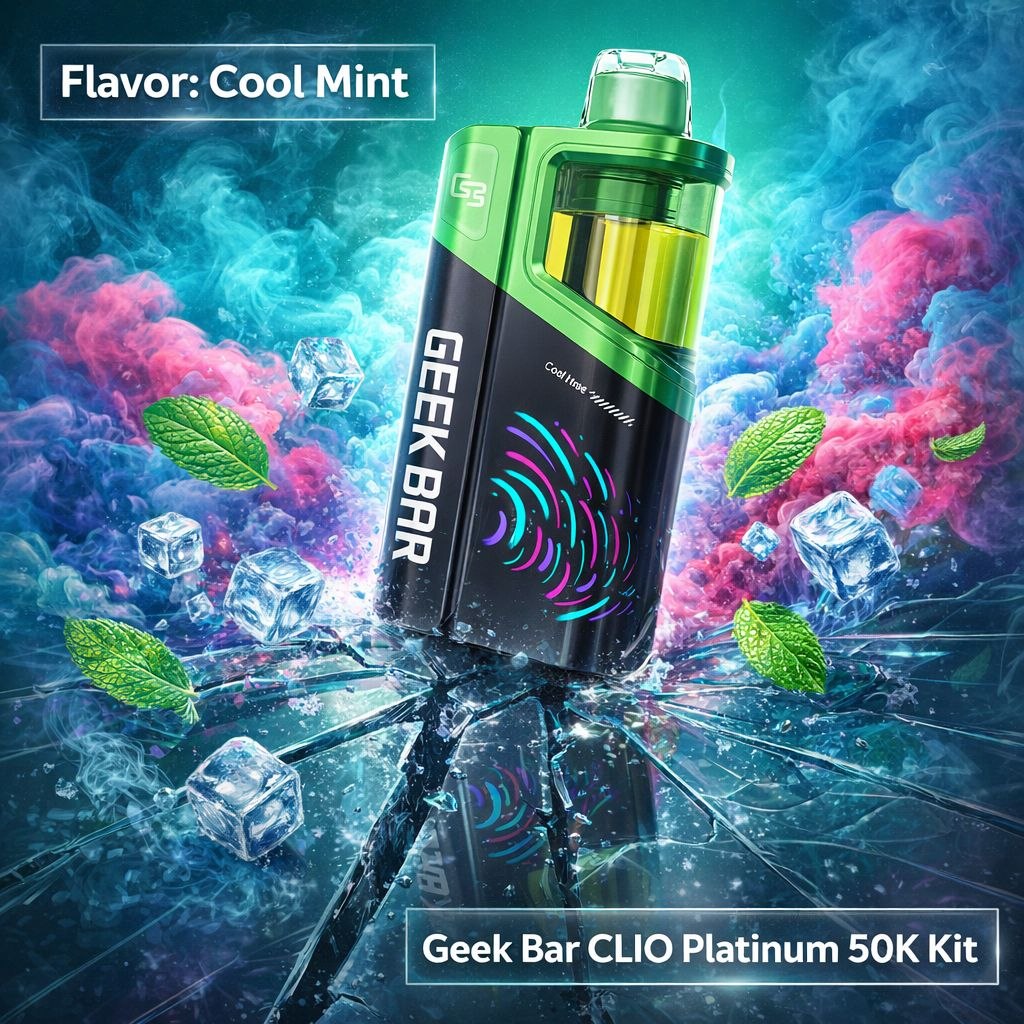 Cool Mint Geek Bar Flavor | Icy Fresh Disposable Vape Cool Mint Geek Bar Flavor | Icy Fresh Disposable Vape