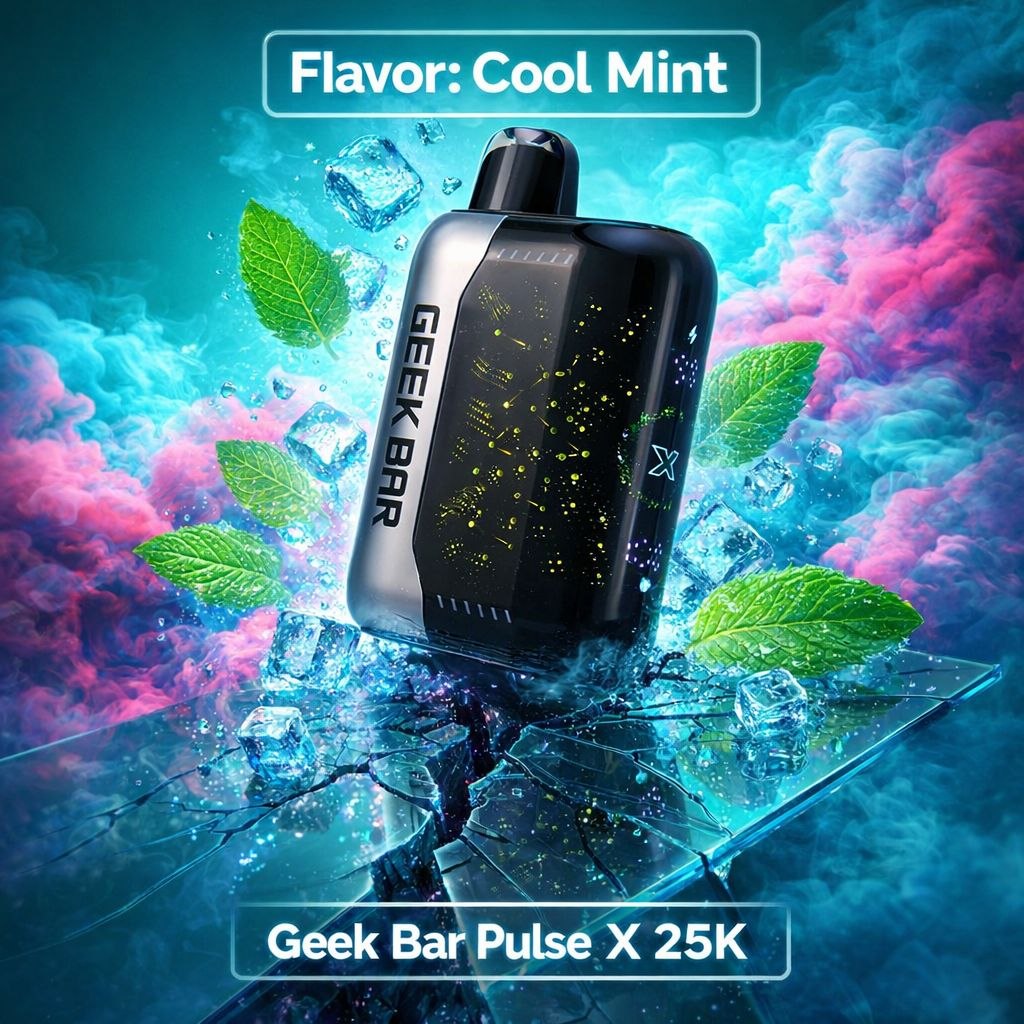 Cool Mint Geek Bar Flavor | Icy Fresh Disposable Vape Cool Mint Geek Bar Flavor | Icy Fresh Disposable Vape