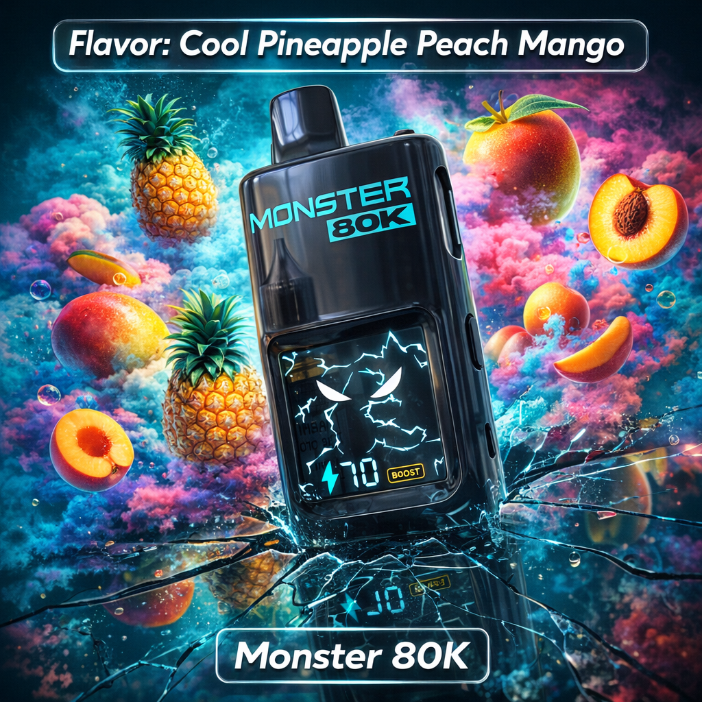 Cool Pineapple Peach Mango - Monster 80K