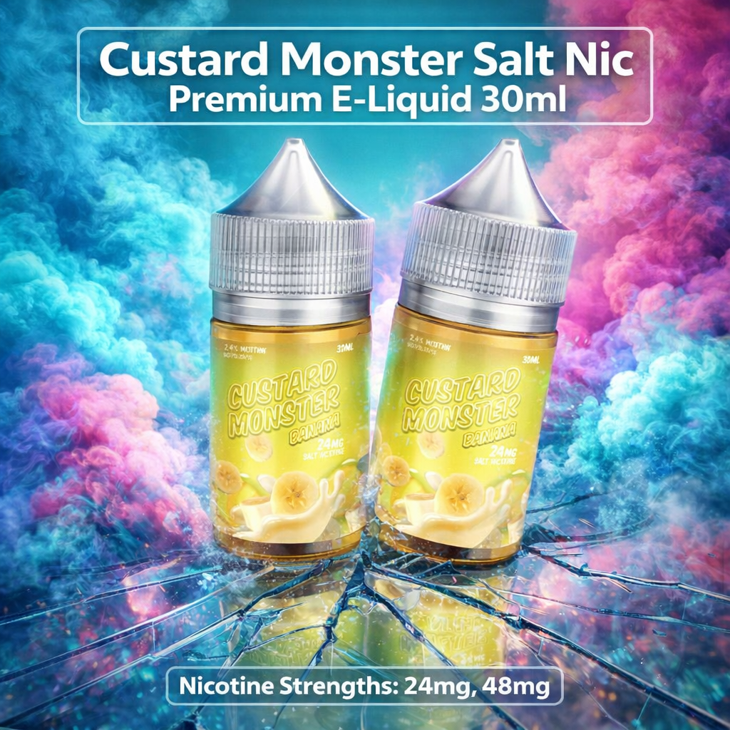 Custard Monster Salt Nic Premium E-Liquid 30ml