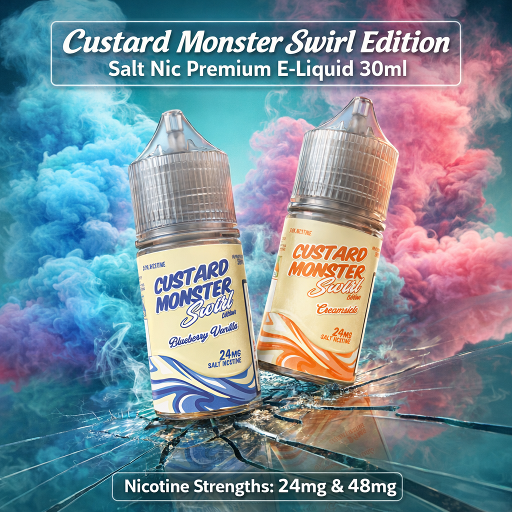 Custard Monster Swirl Edition Salt Nic Premium E-Liquid 30ml