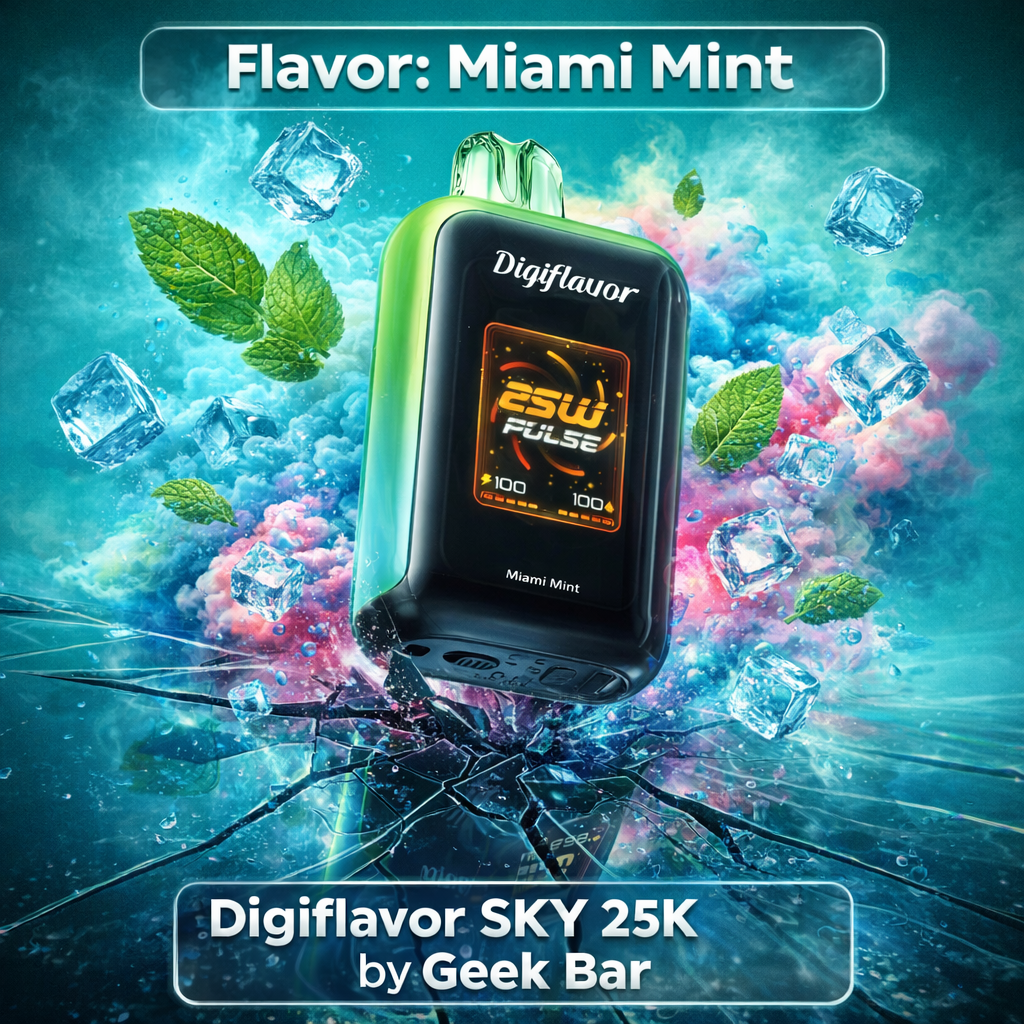 Miami Mint Geek Bar | Coolest Disposable Vape Flavor | Buy Now Miami Mint Geek Bar | Coolest Disposable Vape Flavor | Buy Now