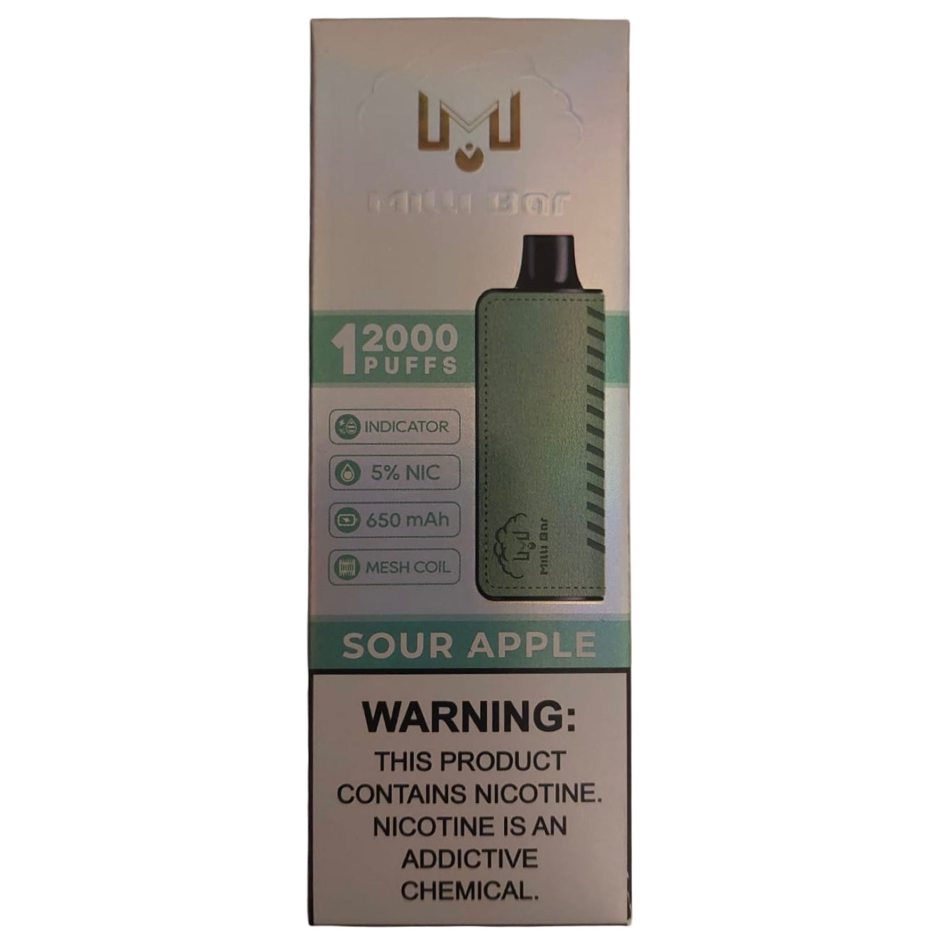 Sour Apple - Milli Bar 12000