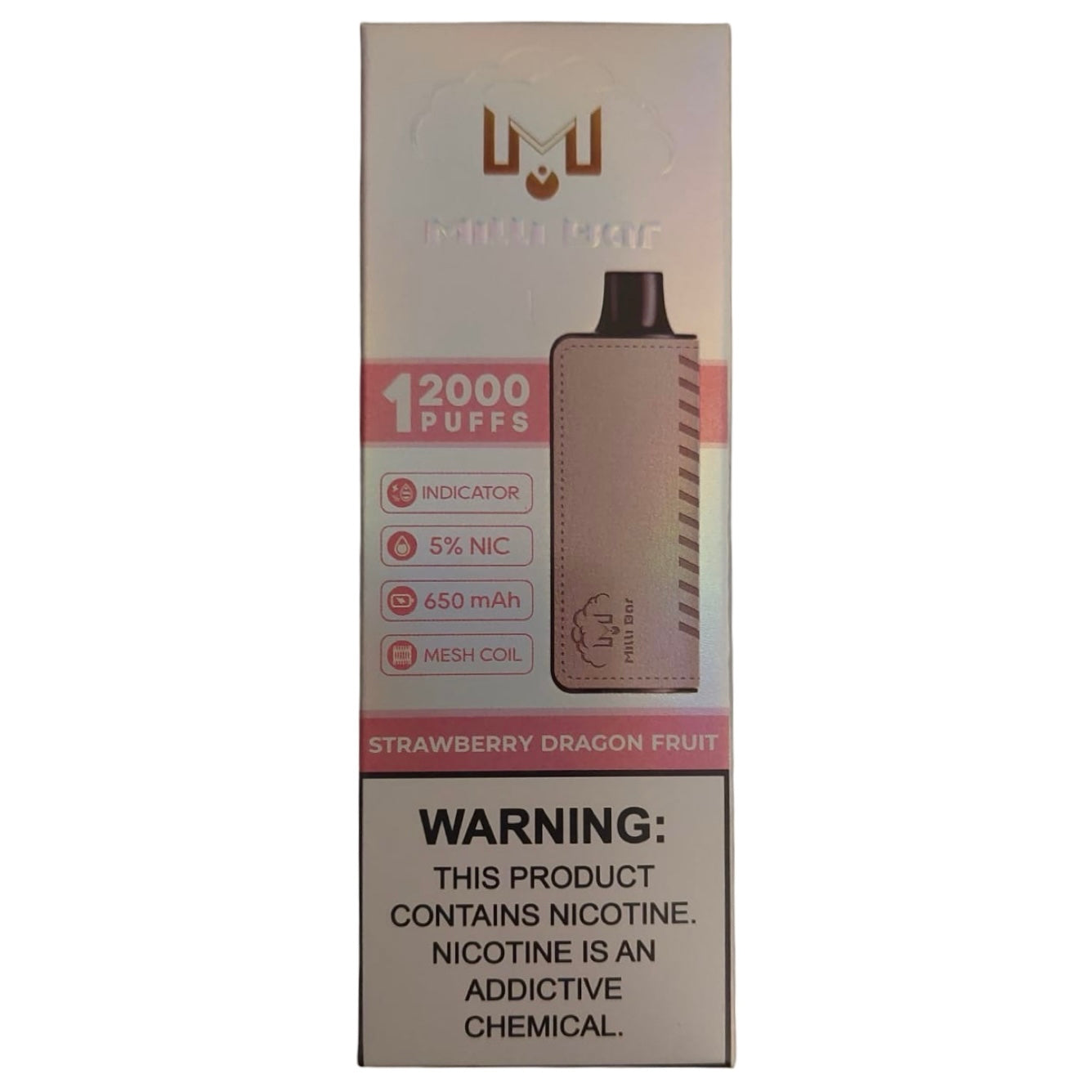 Strawberry Dragon Fruit - Milli Bar 12000