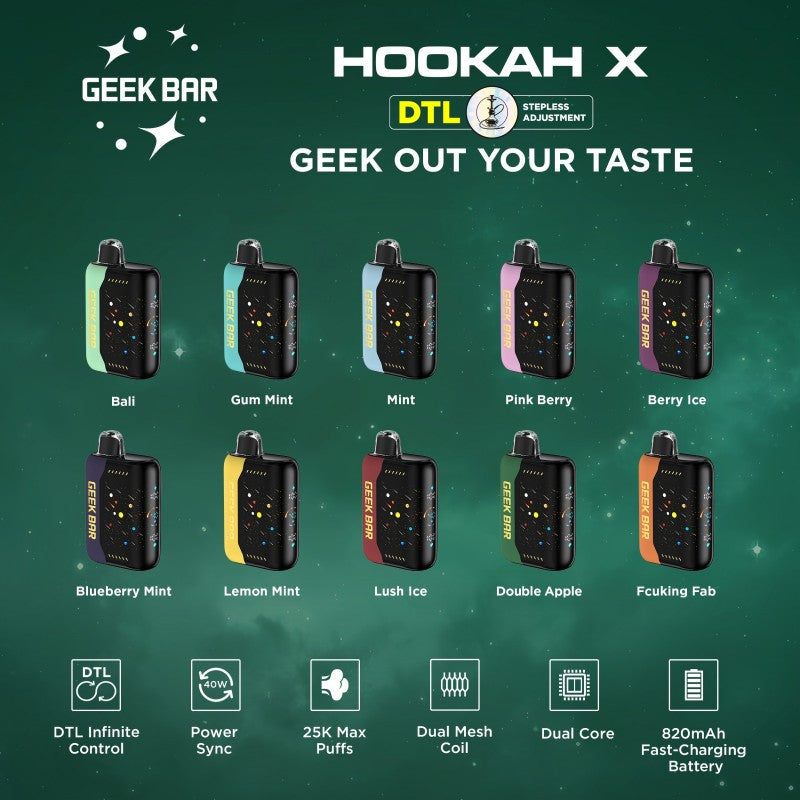 Geek Bar Hookah X 25K
