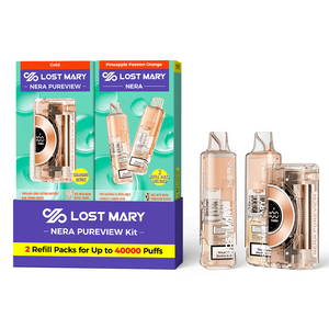 Gold - Pineapple Passion Orange - Lost Mary - NERA Pureview 40K Kit (1 Device + 2 Refills)