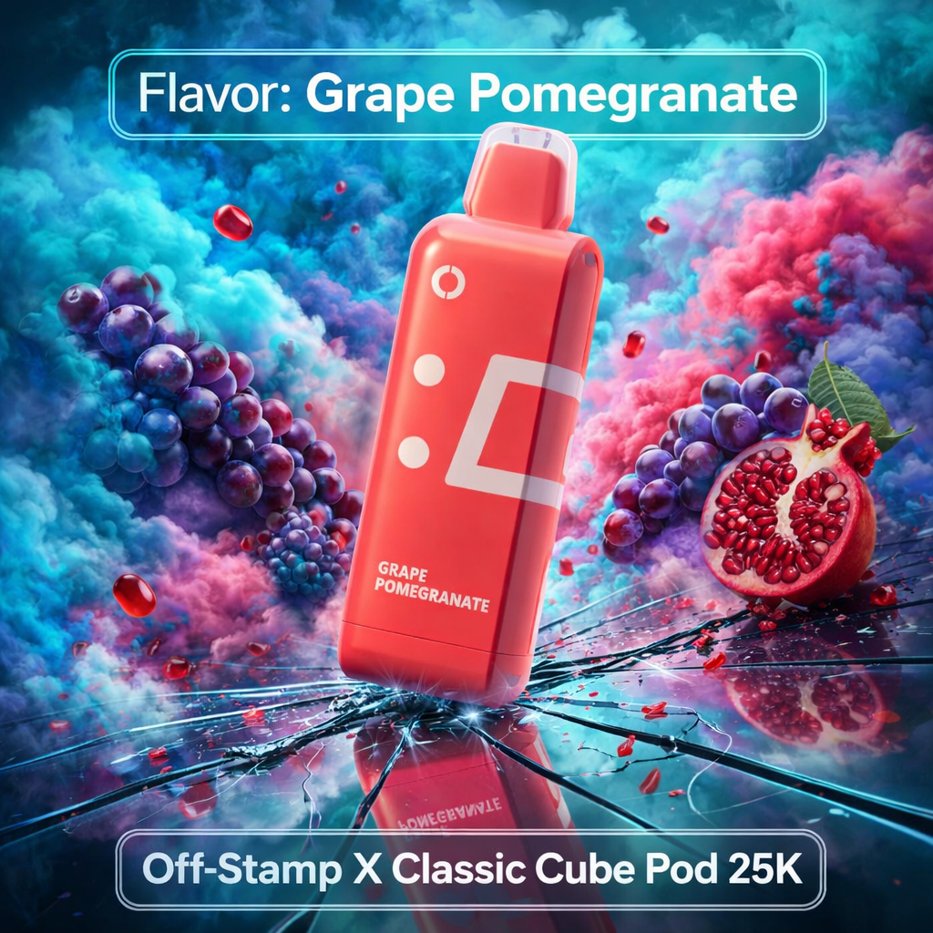 Grape Pomegranate - Off-Stamp X Classic Cube Pod 25K