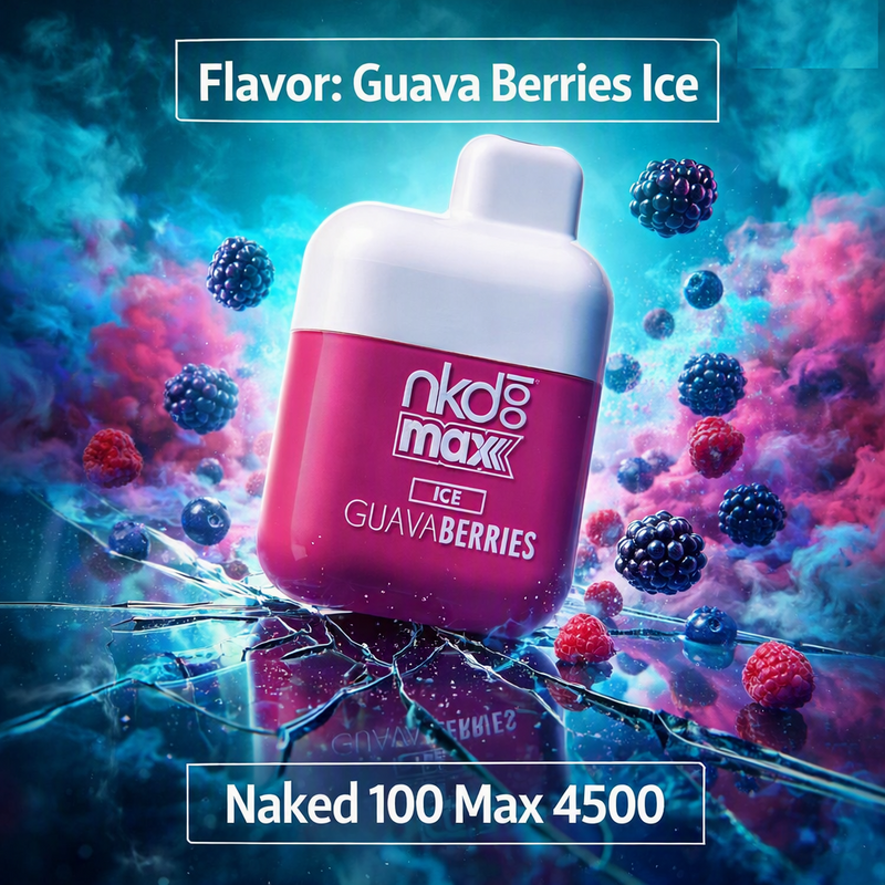Guava Berries Ice Naked 100 Max 4500
