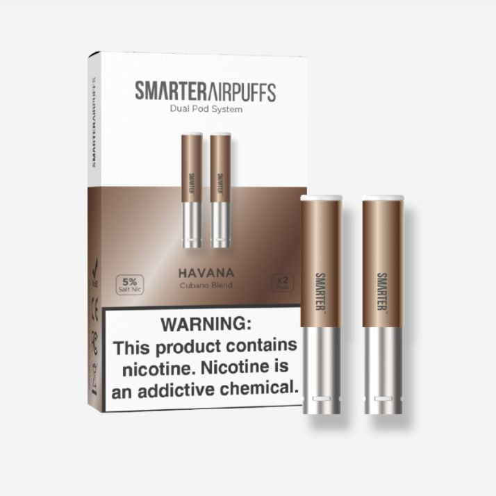 Havana - Smarter AirPuffs Tobacco Extract Pods – Cubana Blend - 2-Pack