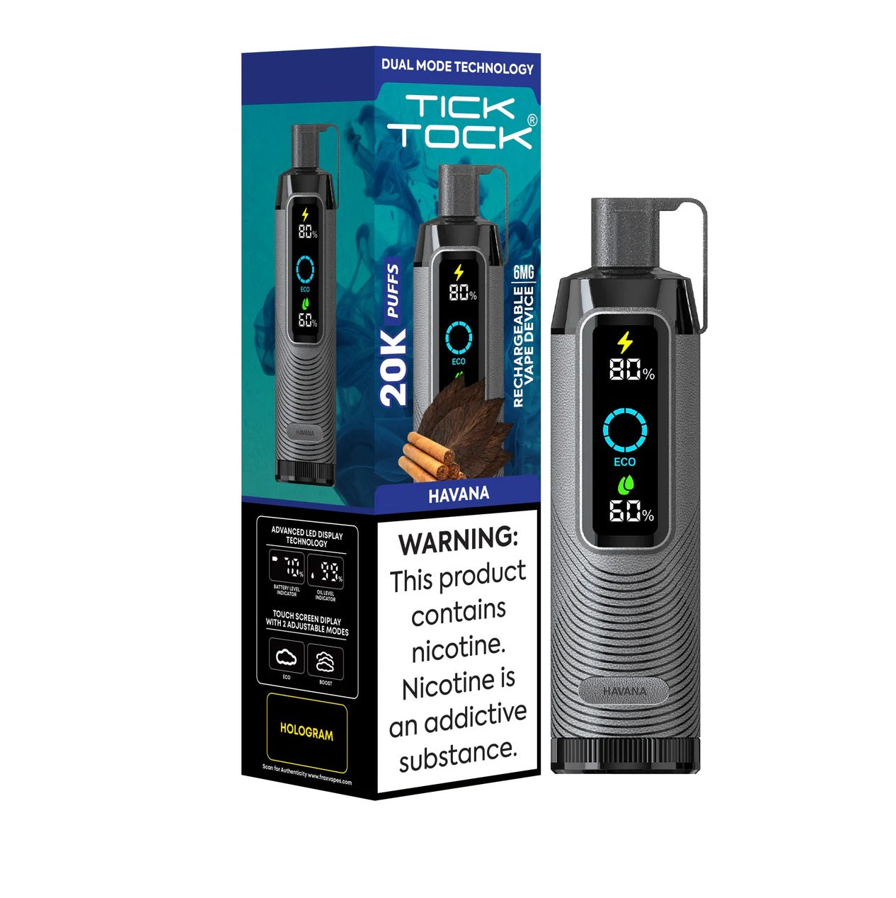 Havana - Tick Tock 20K - 0.6% Nicotine