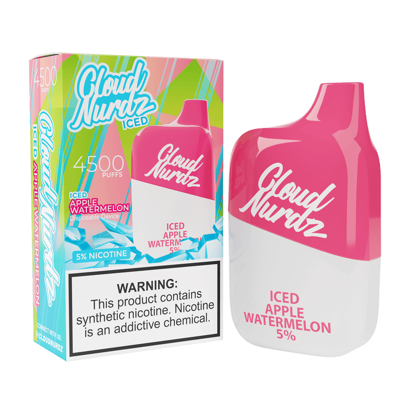 ICED Apple Watermelon / 0% Cloud Nurdz 4500
